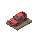 car crashed into the ground