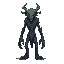 **prompt:**    "create a pixel art character of a lovecraftian-inspired tall monster in a retro video game style. the creature is grotesque and eldritch.