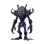**prompt:**    "create a pixel art character of a lovecraftian-inspired  monster-robot in a retro video game style. the creature is grotesque and eldritch.