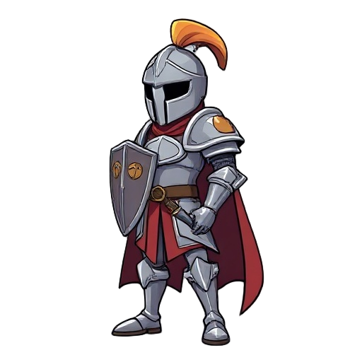 sideview of knight