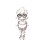 white girl with glasses