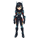  she should have a striking, resilient appearance—cybernetic enhancements.