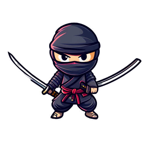 shadow fight style 2d character ninja samurai with katana use 6 colors platformer game indie