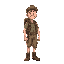 a 20 year old man in hiking clothes