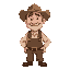 a 40 year old man in farm clothes
