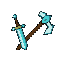 minecraft diamond sword and diamond axe