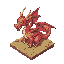 dragon in isometric perspective
