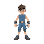 jugador de prueba para un juego de lucha paracido a super smash bros
