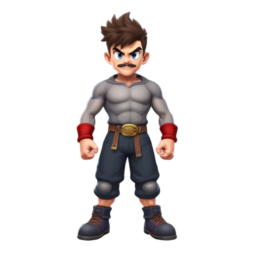 jugador de prueba para un juego de lucha paracido a super smash bros