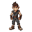 jugador de prueba para un juego de lucha paracido a super smash bros