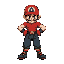jugador de prueba para un juego de lucha paracido a super smash bros