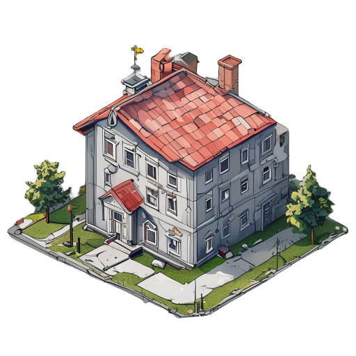 soviet style house in post soviet russia