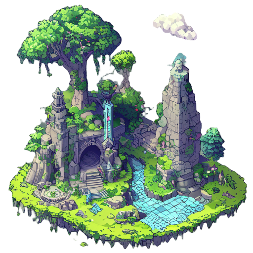 make me a main character. the game description so far is an isometric game with art style looking like jrpg 8 bit aestetic mystical art style, enchanting world of aethelgard