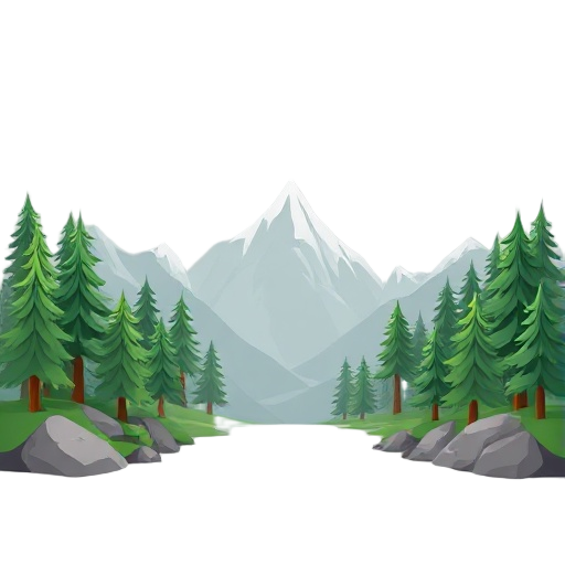 tileless mountain forest backround 