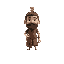a peasant who could represent a pawn in a chess game