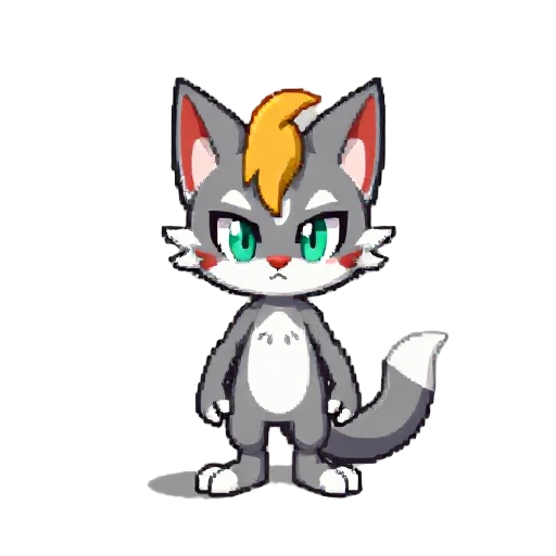 anthoboyfurrywhitecatpixel8bits