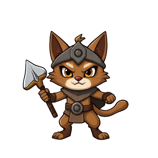 brown cat warrior