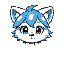 temmie undertale blue and white