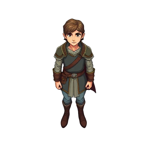 um personagem medieval 