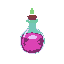 mana potion, simple, low detail 