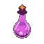 mana potion, simple, low detail 