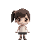 a chibi cute girl
