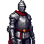 realistic drawing of a medieval knight