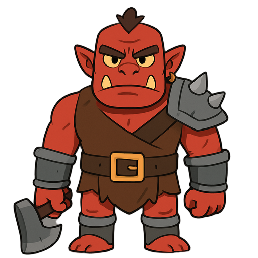 red orc warrior