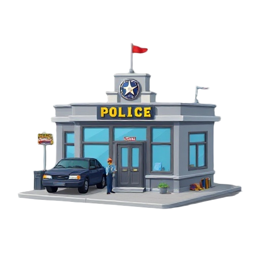 a police station (old american) 