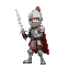 knight,sword,walking,lokking left