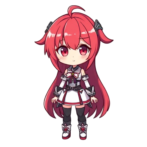 honkai starrail tribbie. red hair.