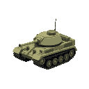 military tank side and. slightly isometric 