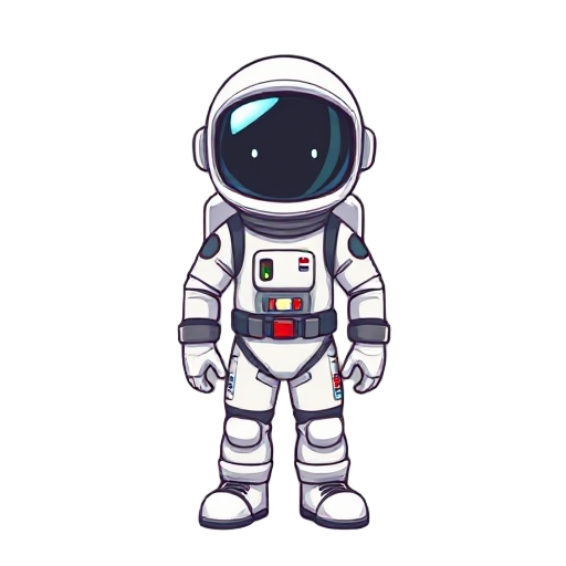 generate me a 32bit astronaut main character