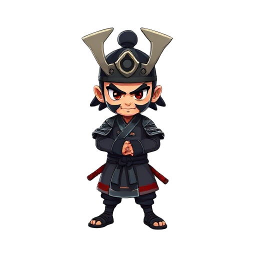 make a samurai character