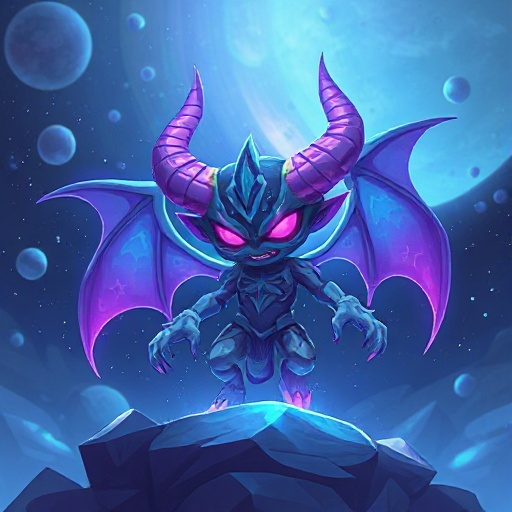 ethereal demon realm, space theme