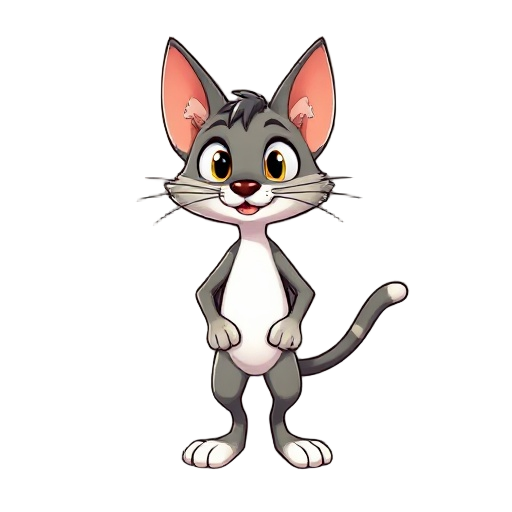 un gatito corriendo