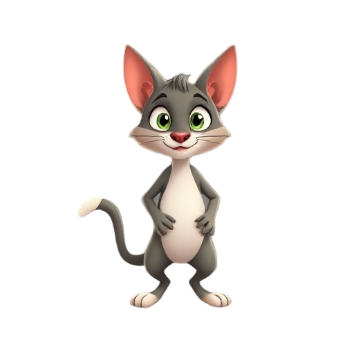un gatito corriendo