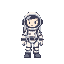 pixel astronauta