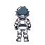 pixel astronauta back