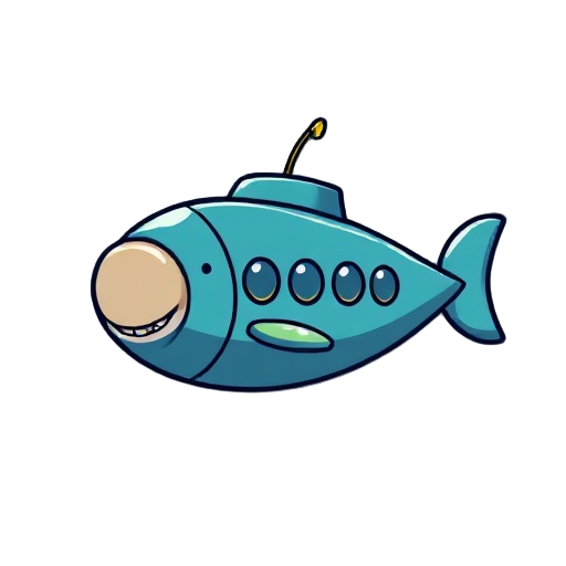 submarino em pixel