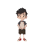  character representing a contemporary boy from the french suburbs.