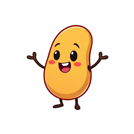 bean silly character