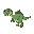 dinosaur walking