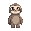 sloth cute