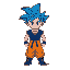 goku blue