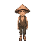 vietnamese farmer, skinny, 