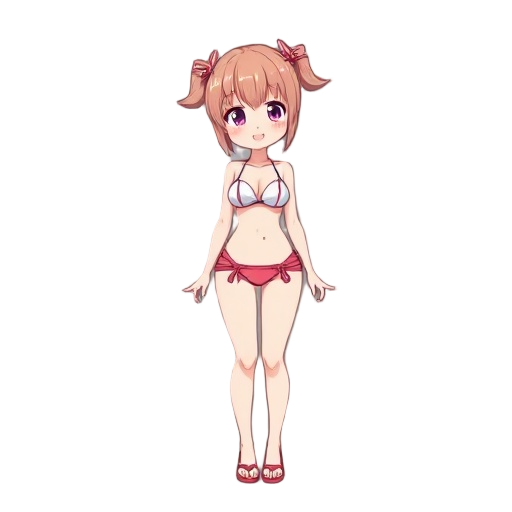 gyaru little sister in bikini 