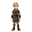 a medieval young male…blond hair blue eyes