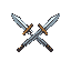 crossed swords