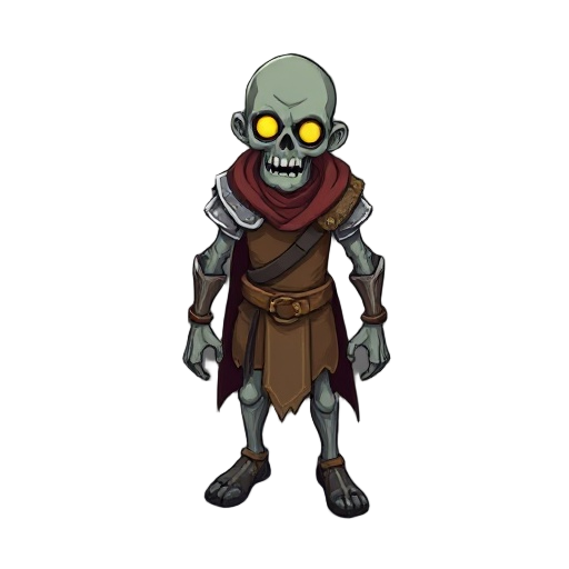 zombie medieval pose